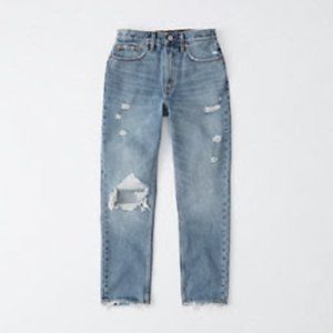 Abercrombie high rise mom jean size 26S